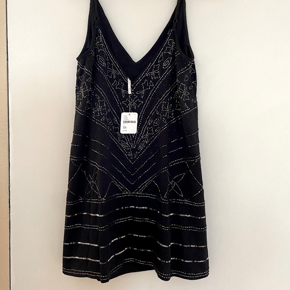Urban Outfitters - Beaded Black Dress